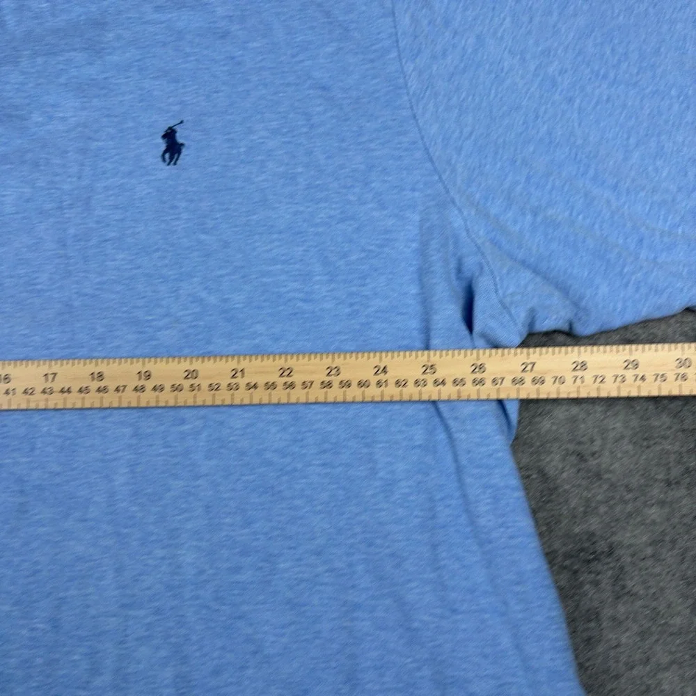 Polo Ralph Lauren Polo Shirt Mens 3XB Blue Heather Short Sleeve Pony Logo